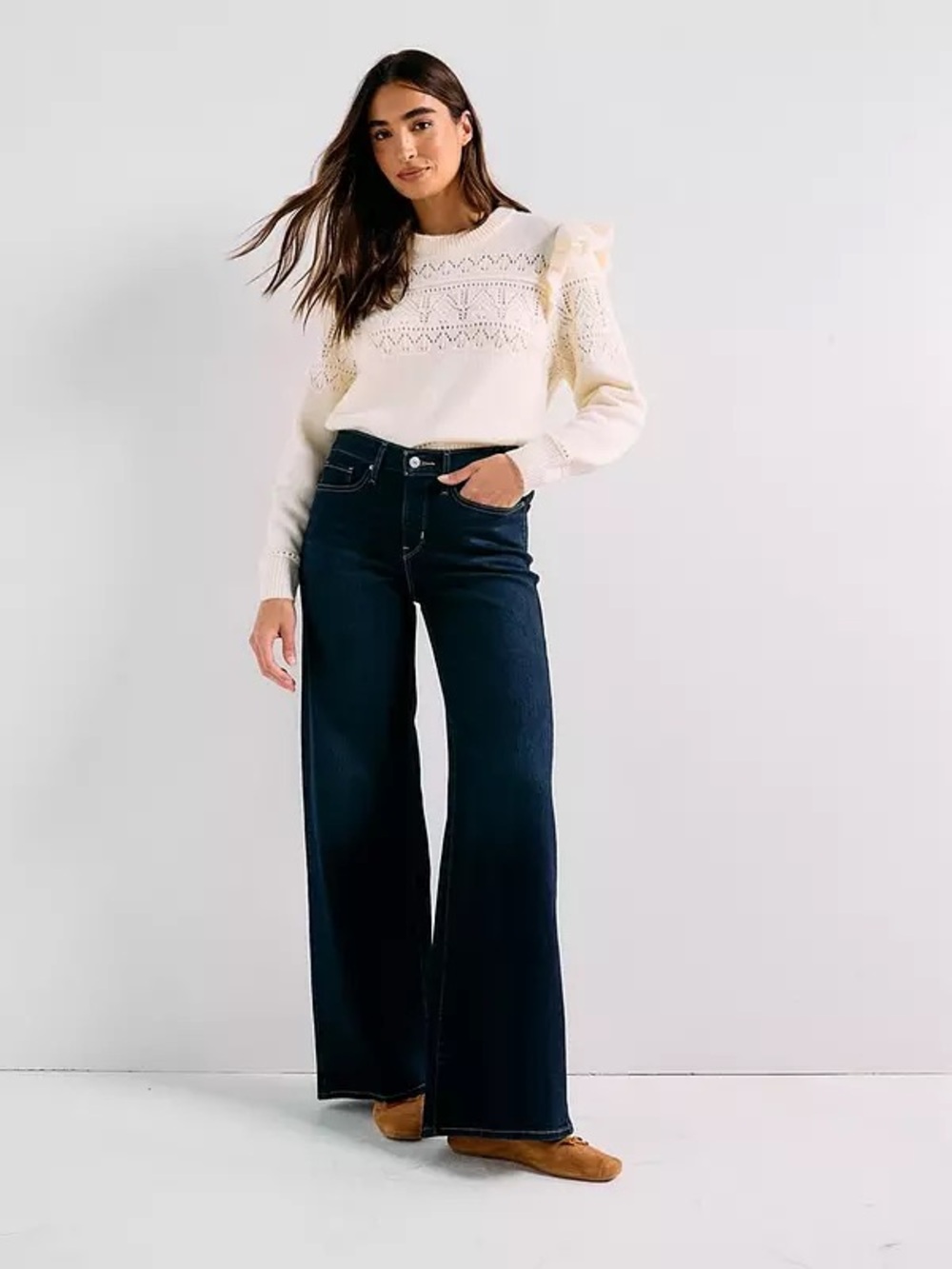 318 Shaping Wide Leg Women's Jeans